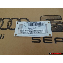 Audi Original 3.7 Trasero Rotulo Insignia Emblema Cromo - 4B0853743M 2ZZ