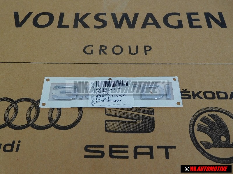 Audi Original 3.3 TDI Trasero Rotulo Insignia Emblema Cromo - 4D0853743S 2ZZ