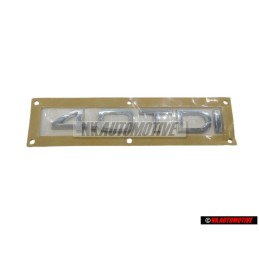 Audi Original 4.0 TDI Trasero Rotulo Insignia Emblema Cromo - 4E0853743F 2ZZ