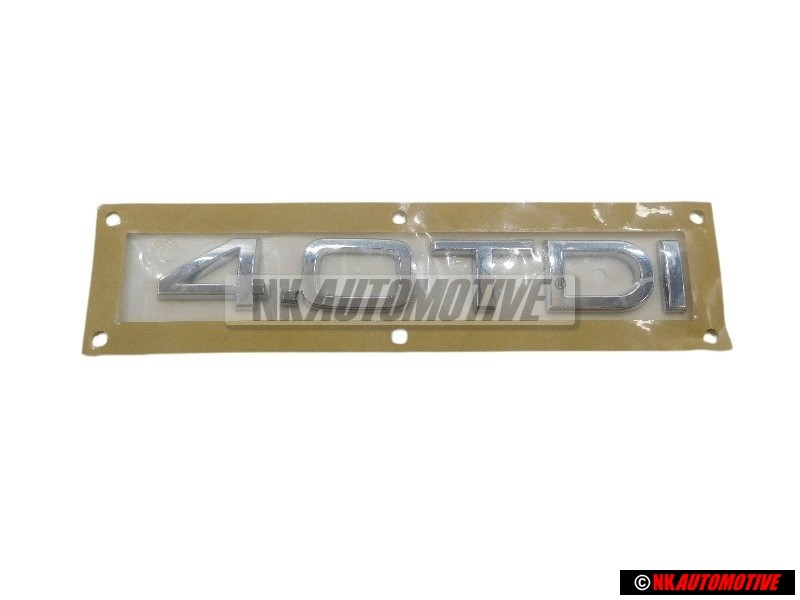 Audi Original 4.0 TDI Trasero Rotulo Insignia Emblema Cromo - 4E0853743F 2ZZ