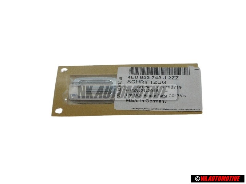 Audi Original 3.0 Trasero Rotulo Insignia Emblema Cromo - 4E0853743J 2ZZ