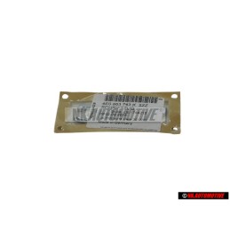 Audi Original 3.7 Trasero Rotulo Insignia Emblema Cromo - 4E0853743K 2ZZ