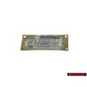 Audi Original 3.7 Trasero Rotulo Insignia Emblema Cromo - 4E0853743K 2ZZ