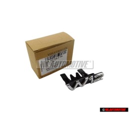 Audi Original W12 Frente Rotulo Insignia Emblema Cromo - 4H0853738A T94