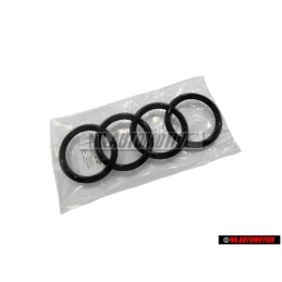 Audi Original Anillos Frente Simbolo Insignia Emblema Negro - 4N0853605 T94