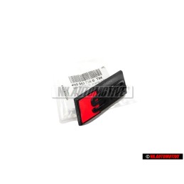 Audi Original S8 Frente Rotulo Insignia Emblema Negro Rojo - 4N0853736B T94