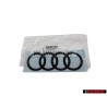 Audi Original Anillos Trasero Simbolo Insignia Emblema Negro - 4N0853742A T94