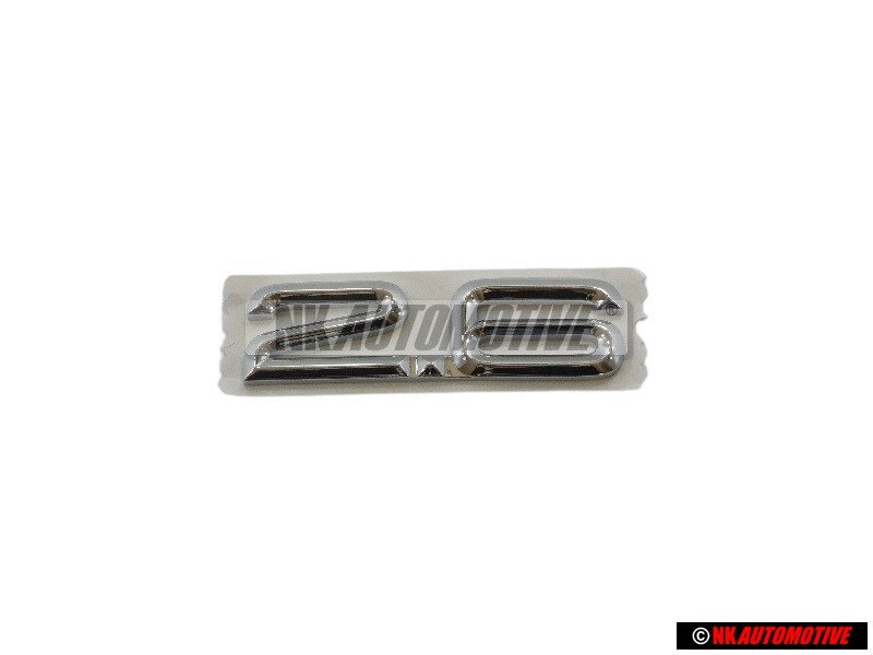 Audi Original 2.6 Trasero Rotulo Insignia Emblema Cromo - 4A5853743K 2ZZ
