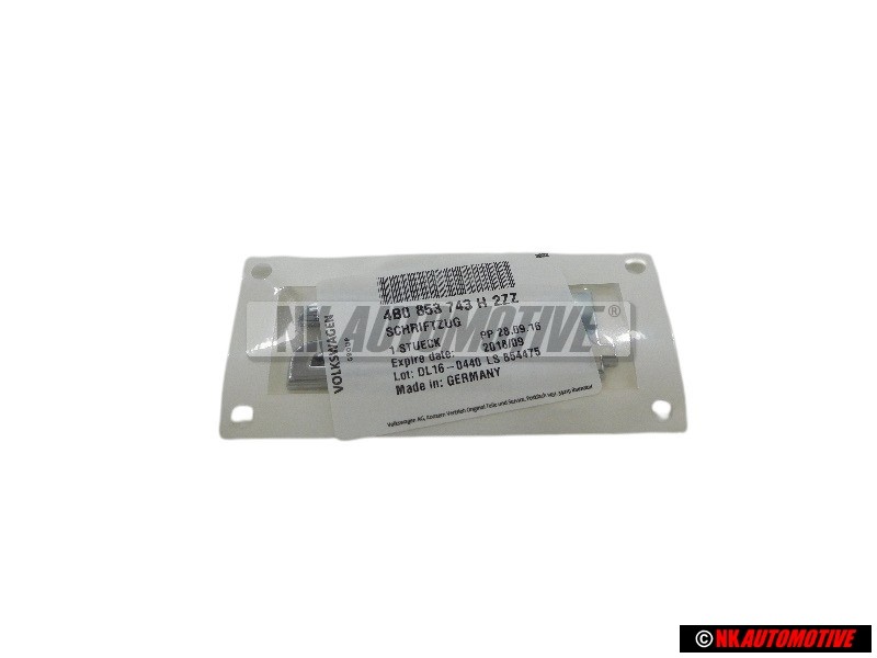 Audi Original 2.4 Trasero Rotulo Insignia Emblema Cromo - 4B0853743H 2ZZ