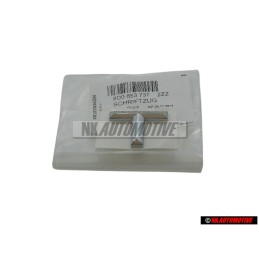 Audi Original T Trasero Rotulo Insignia Emblema Cromo - 8D0853737 2ZZ