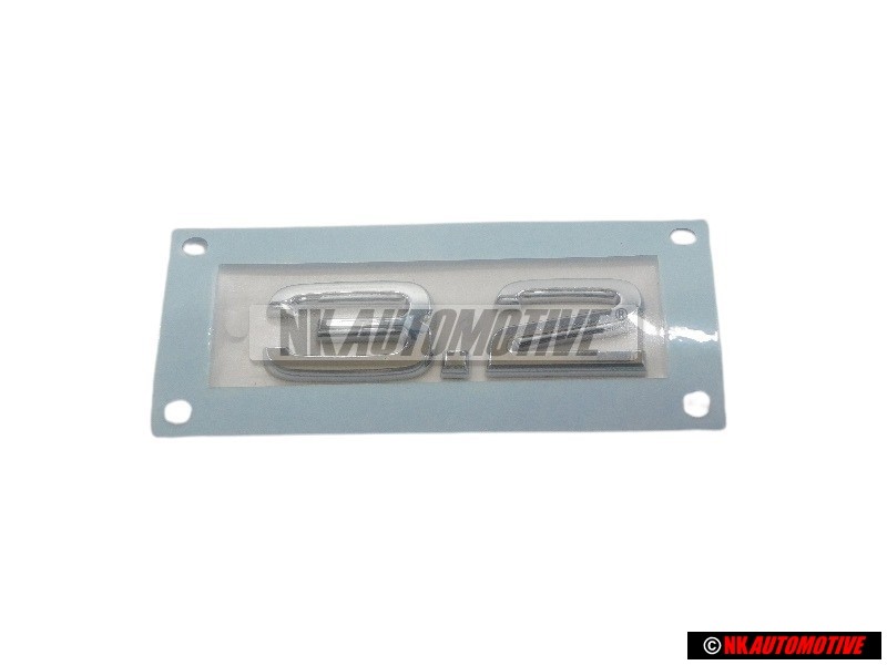 Audi Original 3.2 Trasero Rotulo Insignia Emblema Cromo - 8P0853743D 2ZZ