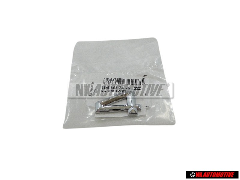 Audi Original Trasero Rotulo Insignia Emblema Cromo - 8D5853741A 2ZZ
