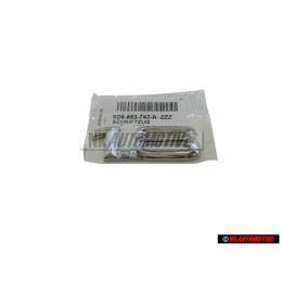 Audi Original 1.8 Trasero Rotulo Insignia Emblema Cromo - 8D5853743A 2ZZ