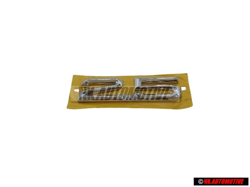 Audi Original 2.5 Trasero Rotulo Insignia Emblema Cromo - 8D5853743D 2ZZ