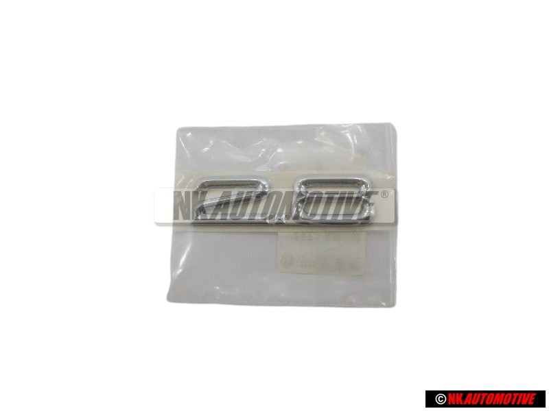 Audi Original 2.8 Trasero Rotulo Insignia Emblema Cromo - 8D5853743E 2ZZ