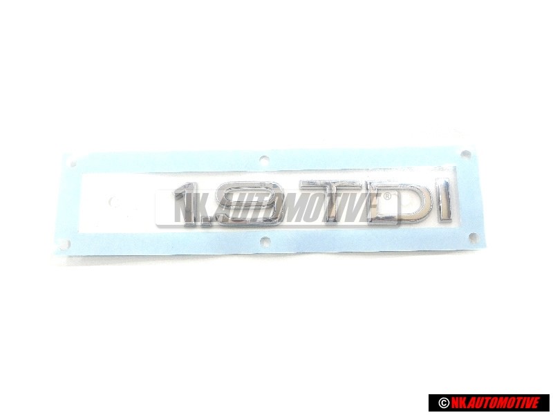 Audi Original 1.9 TDI Trasero Rotulo Insignia Emblema Cromo - 8H0853743D 2ZZ