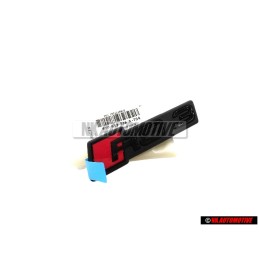 Audi Original RS3 Frente Rotulo Insignia Emblema Negro Rojo - 8Y0853736A T94