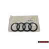 Audi Original Anillos Trasero Simbolo Insignia Emblema Negro - 8Y5853742A T94
