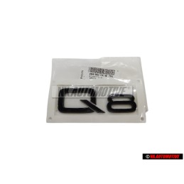 Audi Original Q8 Trasero Rotulo Insignia Emblema Negro - 4M8853741B T94