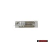 Audi Original 1.6 Trasero Rotulo Insignia Emblema Cromo - 8D0853743 2ZZ