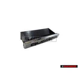 Audi Original QUATTRO Frente Rotulo Insignia Emblema Cromo - 8T0853736A 2ZZ