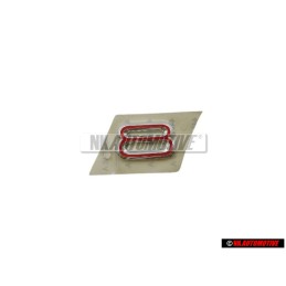 Audi Original Trasero Rotulo Insignia Emblema Cromo Rojo - 441853746A Y3H