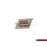 Audi Original Trasero Rotulo Insignia Emblema Cromo Rojo - 441853746A Y3H