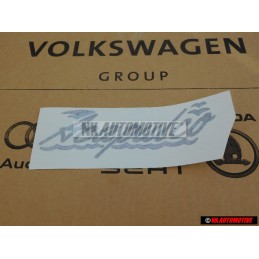 VW Original Rotulo Autoadhesivo Gris/Azul/Violeta - 155853687S F80