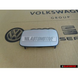 VW Original Cristal Espejo (Esferico-Gran Angular) Con Placa - 191857521K