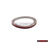 VW Original Cintas Adorno P. Parachoques Rojo - 1H0807243 3ZR