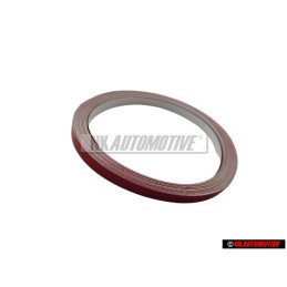 VW Original Cintas Adorno P. Parachoques Rojo - 1H0807243 3ZR