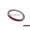 VW Original Cintas Adorno P. Parachoques Rojo - 1H0807243 3ZR