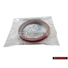 VW Original Cintas Adorno P. Parachoques Rojo - 1H0807243 3ZR