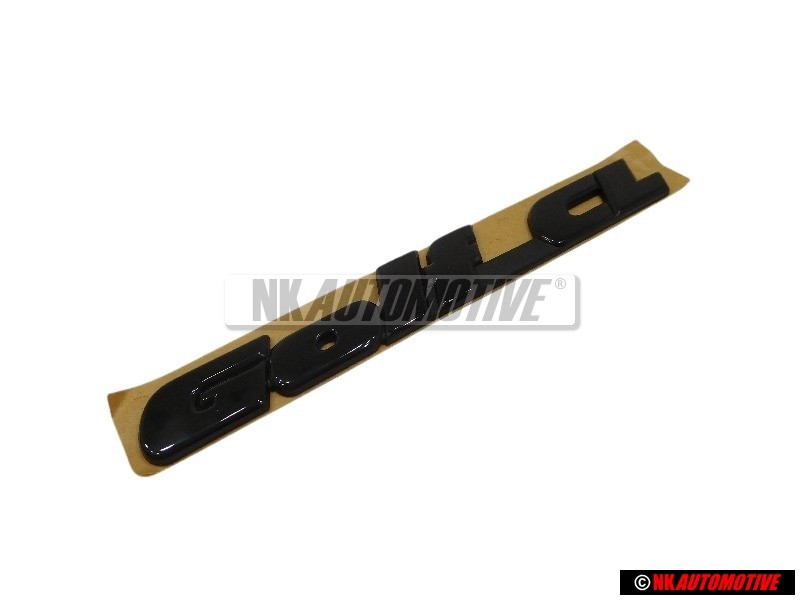 VW Original GOLF CL Trasero Rotulo Insignia Emblema Negro - 1H6853687R 01C