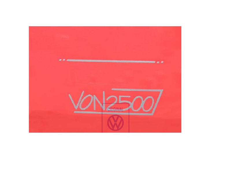 VW Original Rotulo Autoadhesivo - 255853675A