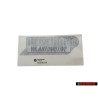 VW Original Rotulo Autoadhesivo Negro/Cromo/Rojo/Azul - 255853689S CHY