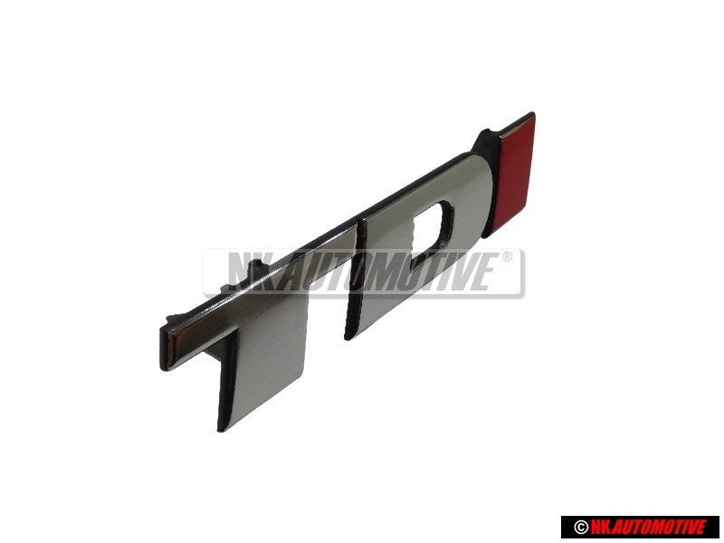 VW Original TDI Frente Rotulo Insignia Emblema Cromo Rojo - 2D0853679B EQW
