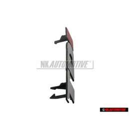 VW Original TDI Frente Rotulo Insignia Emblema Cromo Rojo - 2D0853679B EQW