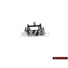 VW Original W8 Frente Rotulo Insignia Emblema Cromo - 3B0853679A PWV