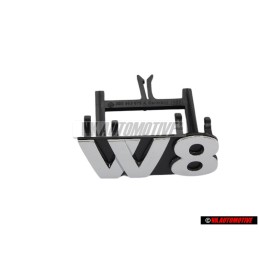 VW Original W8 Frente Rotulo Insignia Emblema Cromo - 3B0853679A PWV