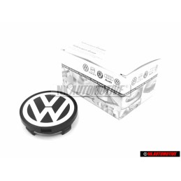 VW Original Tapacubos Colores Cromados/Negro - 7D0601165 BXF