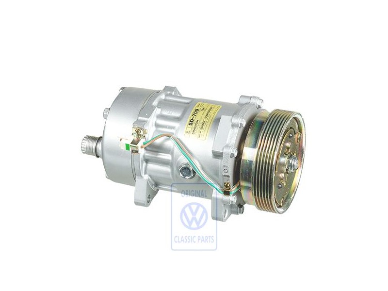 VW Original Compresor Aire Acondicionado Con Embrague Electromagn. 