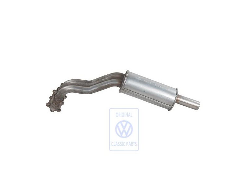 VW Original Tubo De Escape Con Silenciador Previo - 357253208G