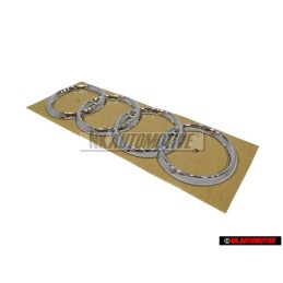 Audi Original Anillos Trasero Simbolo Insignia Emblema Cromo - 441853742 2ZZ