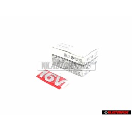 VW Original 16V Trasero Rotulo Insignia Emblema Cromo - 377853687CN