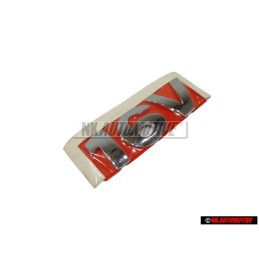 VW Original 16V Trasero Rotulo Insignia Emblema Cromo - 377853687CN