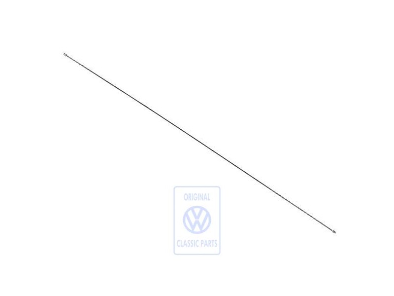VW Original Tubo Freno Acabado Rebordeado, Longitud Alargada: - 191611996E