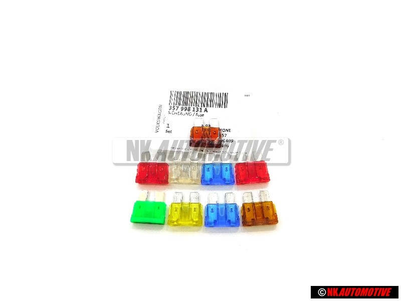 VW Original 1 Juego Fusibles Planos - 357998131A