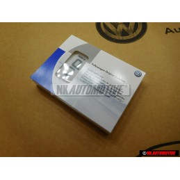 VW Original Cubierta Llave Blanco - 1S0087012 084