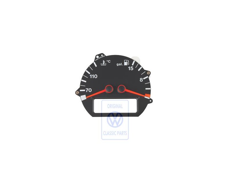 VW Original Indicador Nivel De Combustible Y Temperatura Del Ref. 